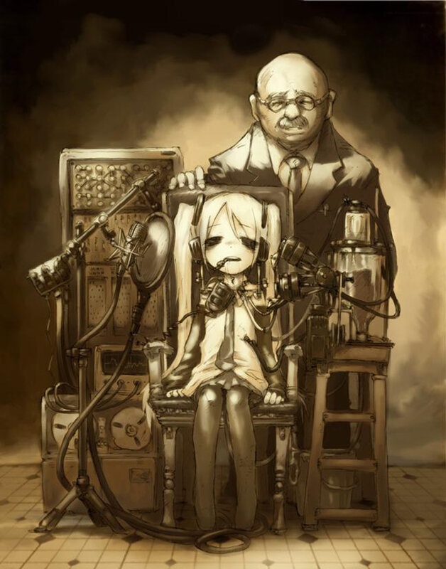 Child in a mechanical chair