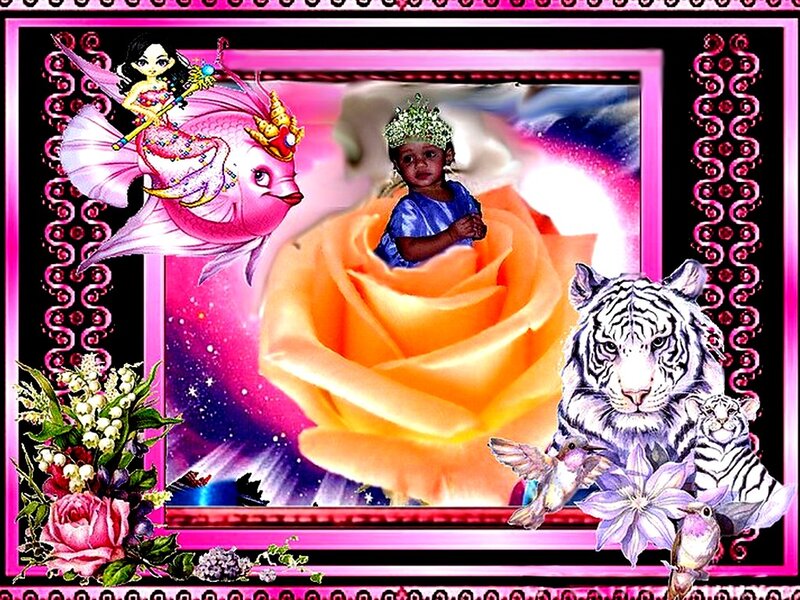 Child in a Rose