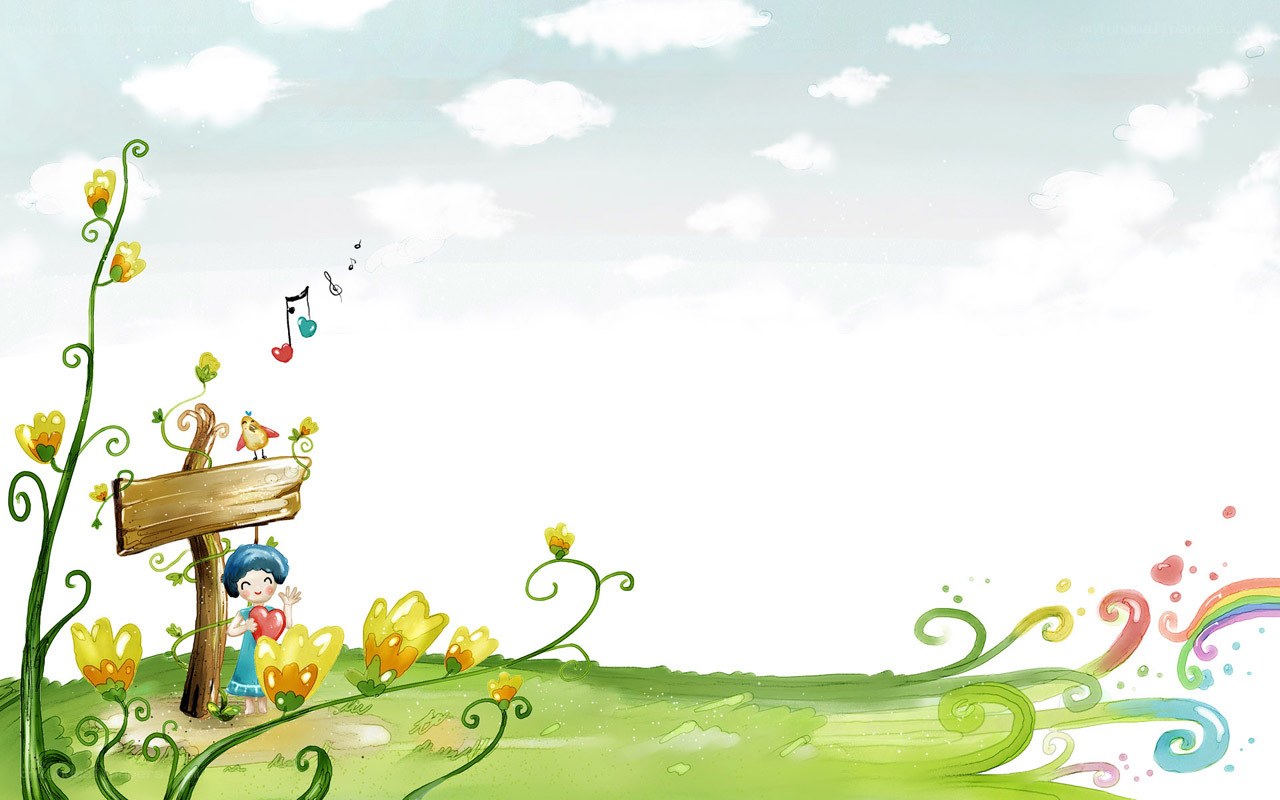 child in a whimsical garden
