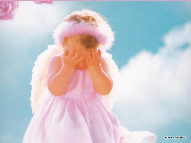 child in angel costume