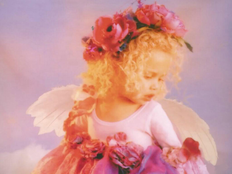 Child in Angel Costume — Pink