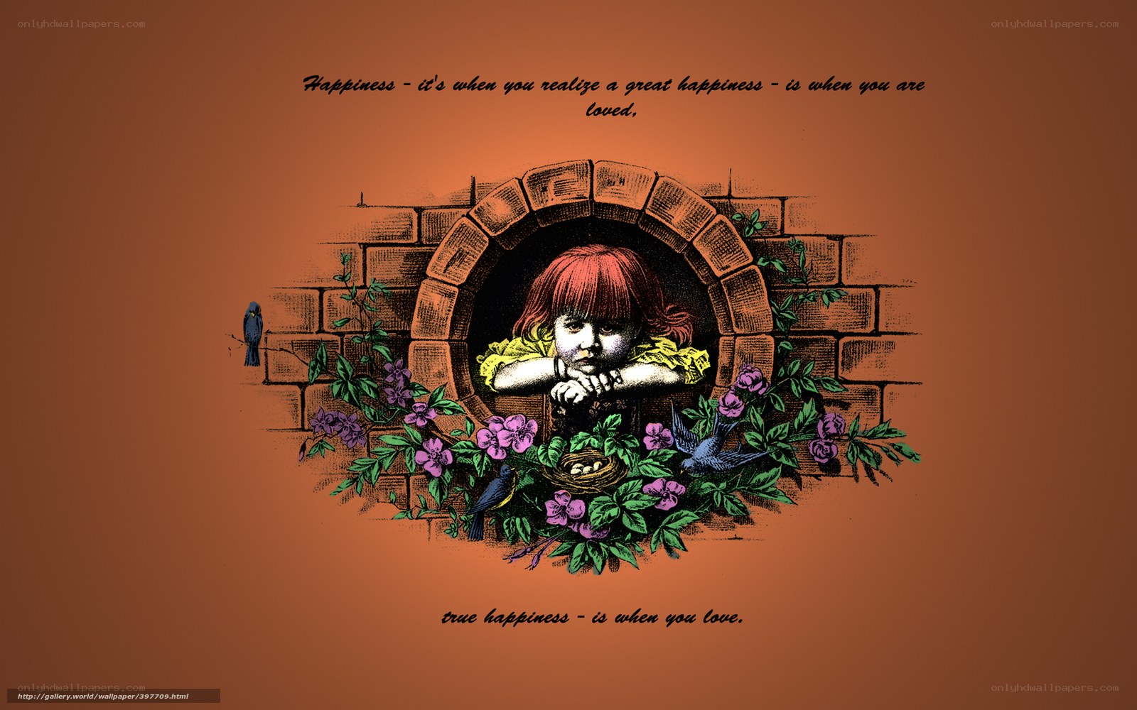 child in arched window