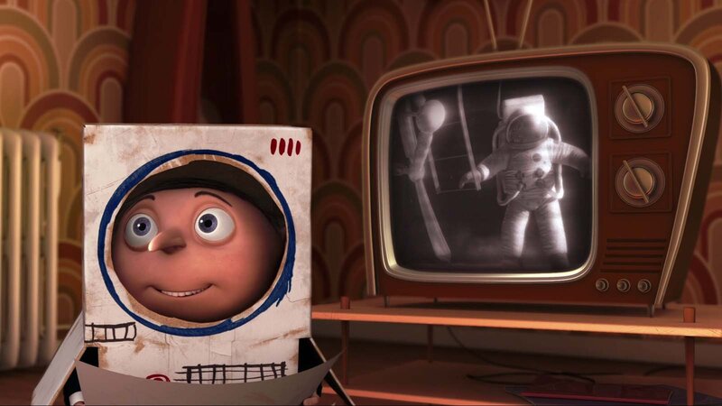 Child in Astronaut Costume