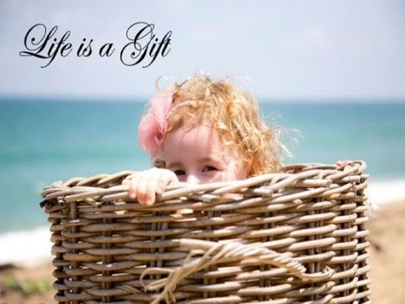 Child in Basket