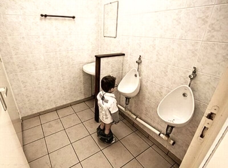 Child in Bathroom