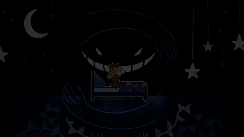 Child in Bed at Night — Black