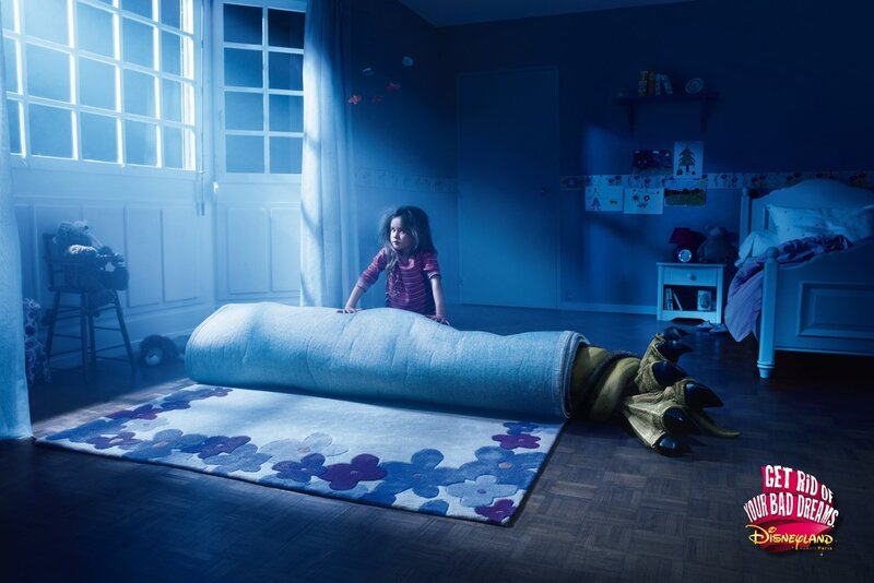 child in bedroom with monster
