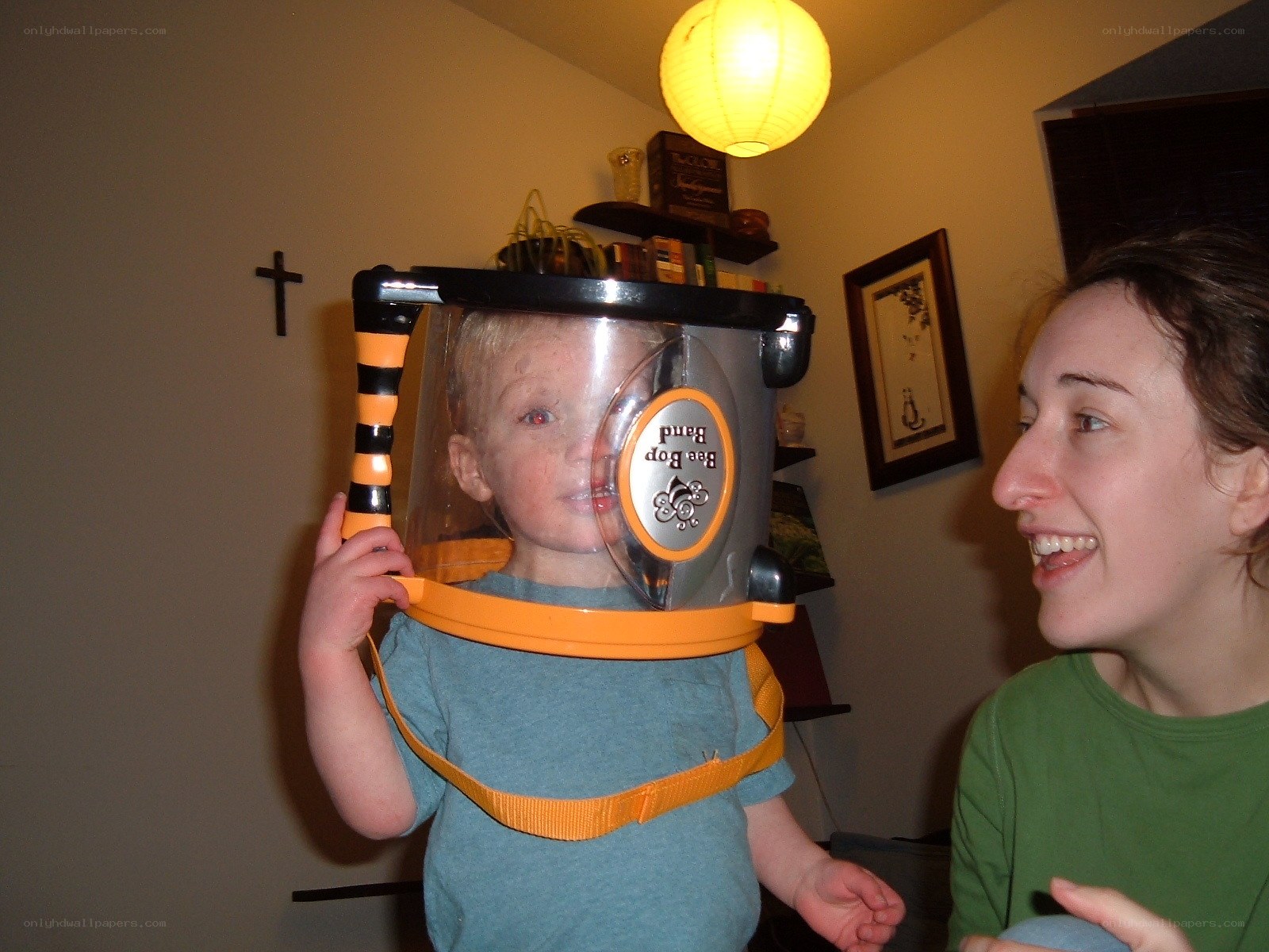 child in bee costume