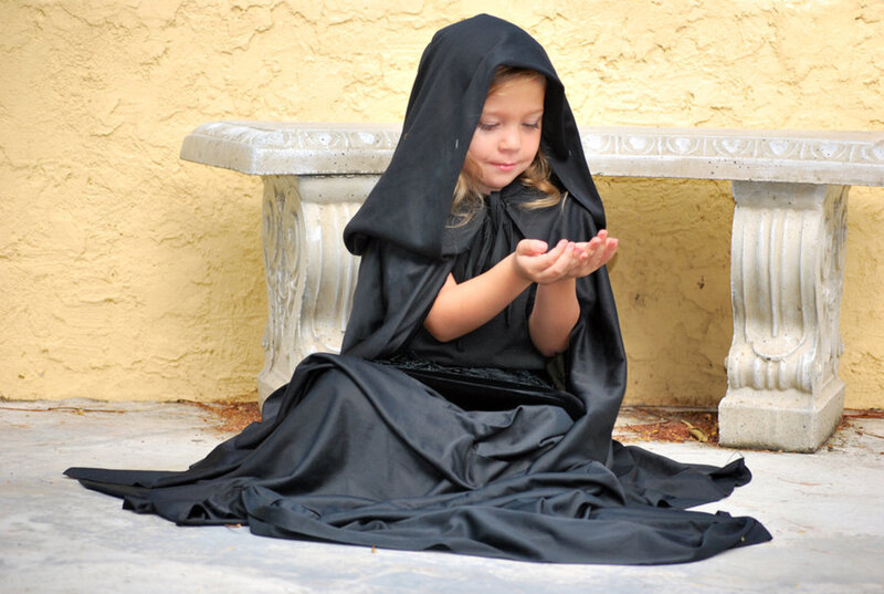 Child in Black Robe — Calm