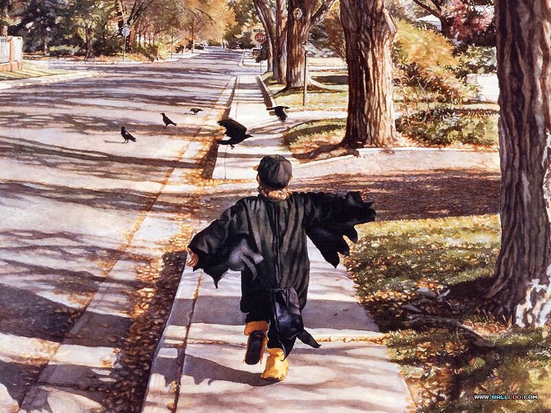 Child in Black Robe