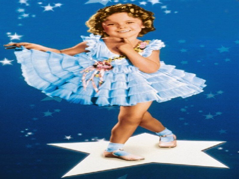 Child in Blue Dress — Joyful