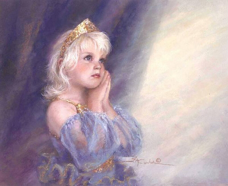 Child in Blue Dress
