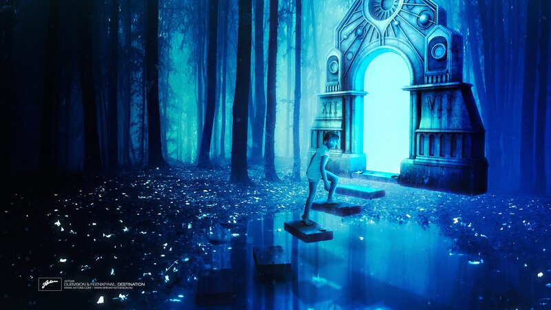 Child in Blue Forest