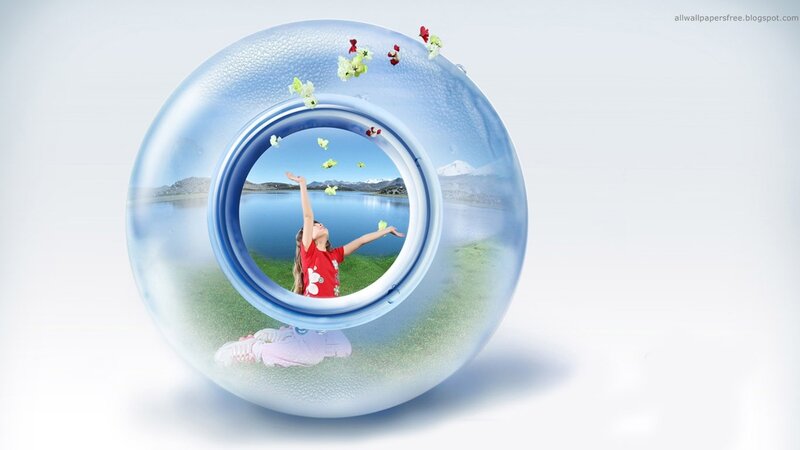 Child in Bubble