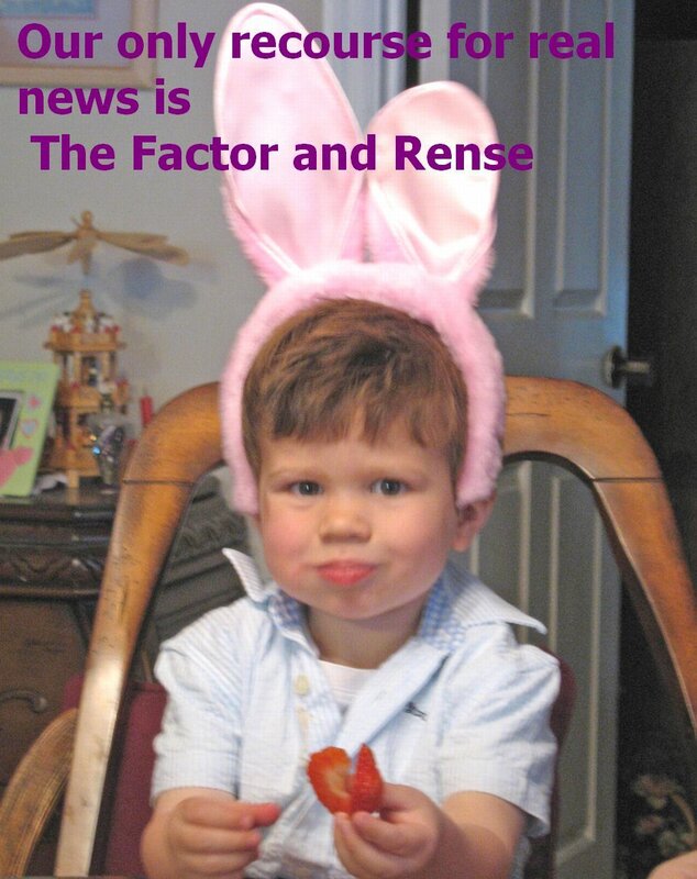 child in bunny ears with strawberry
