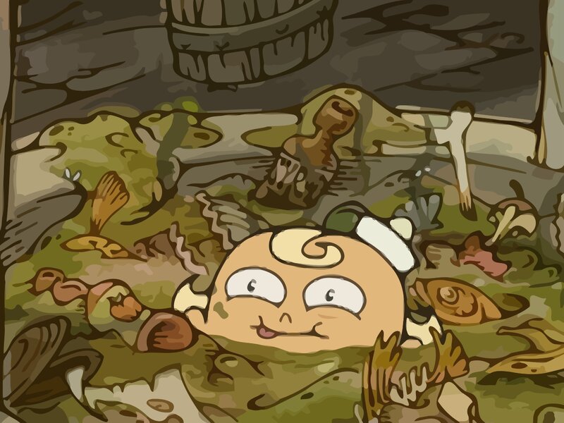 child in camouflage