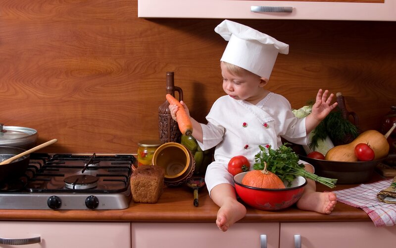Child in Chef Costume
