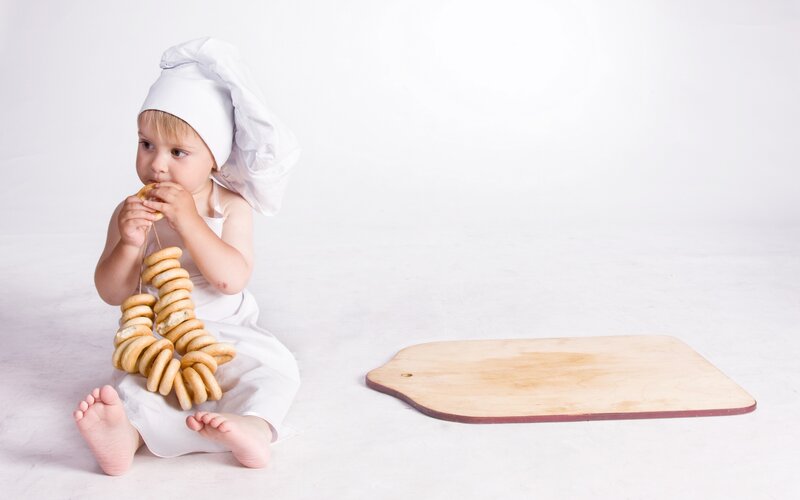 Child in Chef Hat