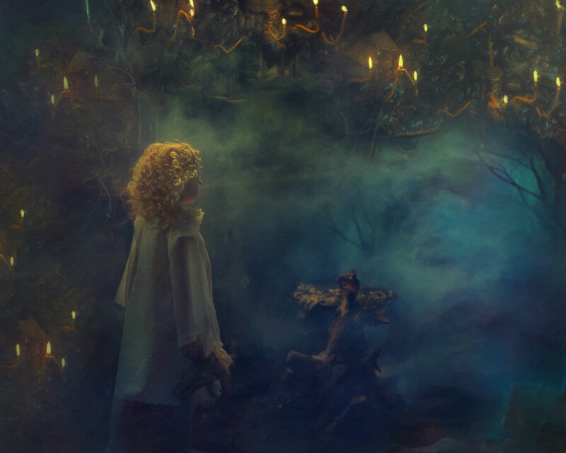 Child in Dark Forest