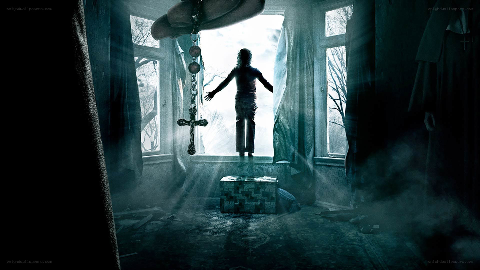 child in dark room with cross