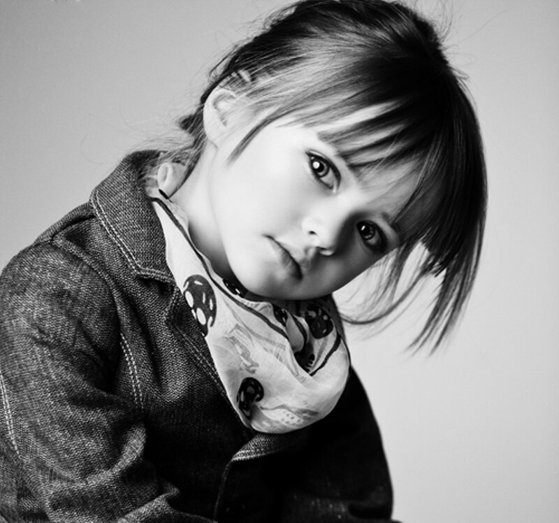 Child in Denim Jacket