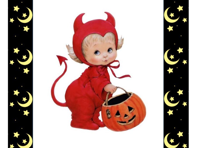 Child in Devil Costume
