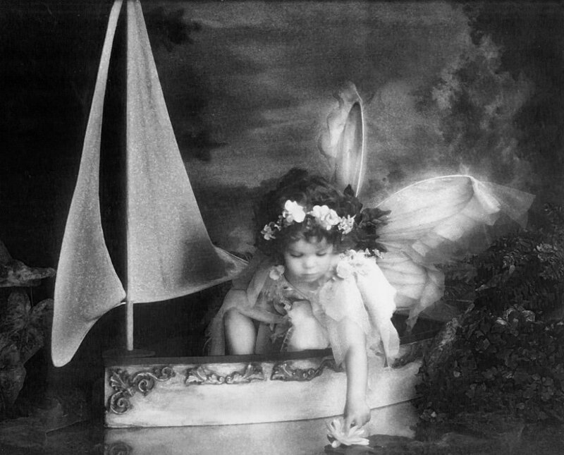 Child in Fairy Costume — Black