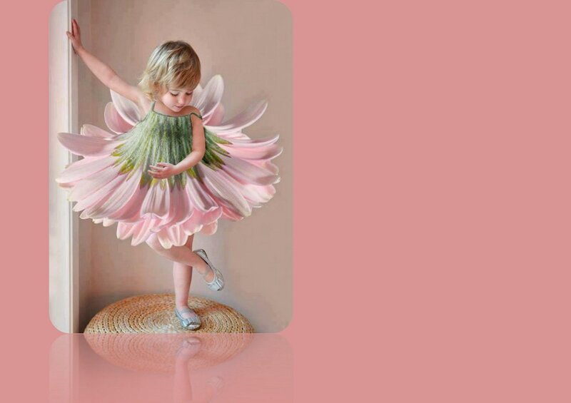 Child in Flower Dress