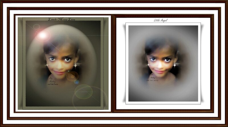 Child in Framed Photos