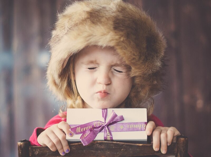 Child in Fur Hat
