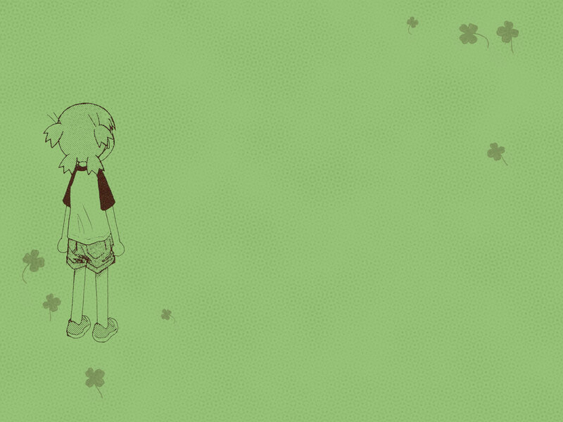 child in green field