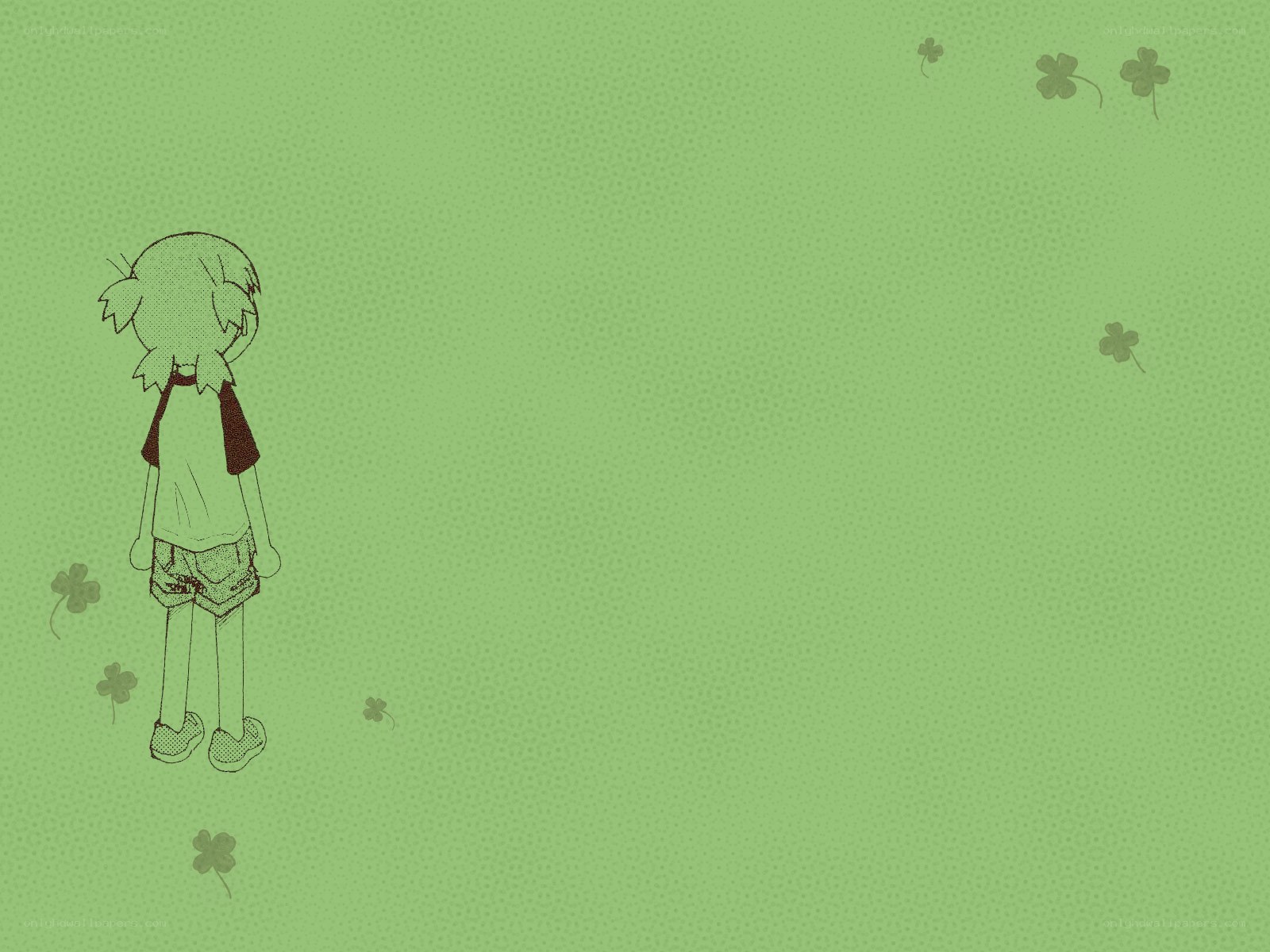 child in green field