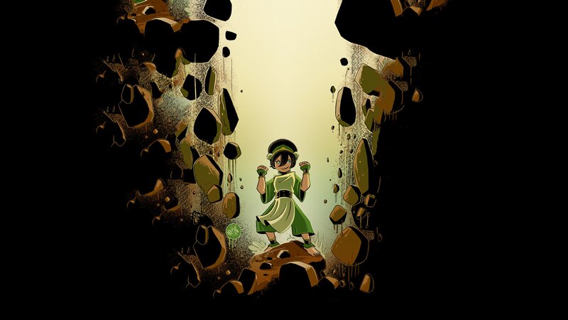 Child in Green Outfit — Dramatic, Anime