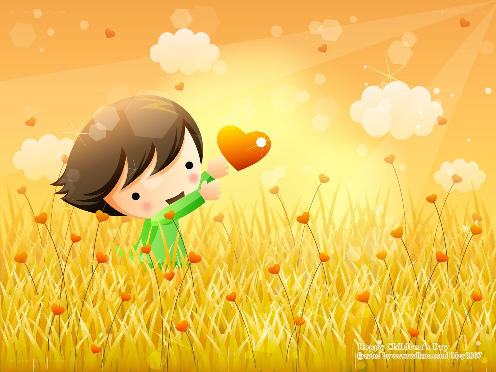 child in heart field