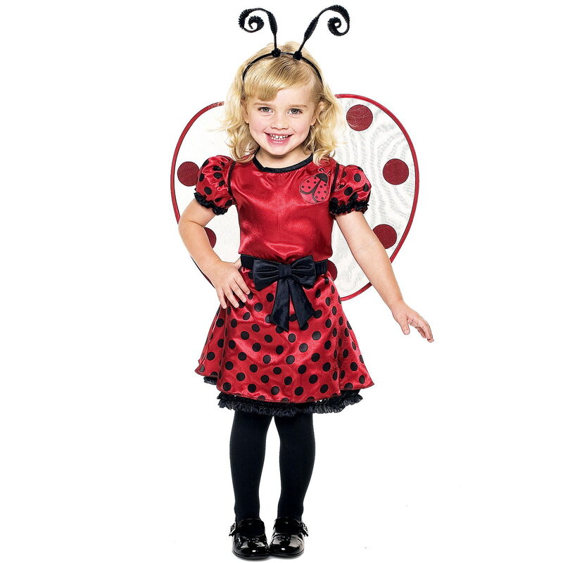 child in ladybug costume