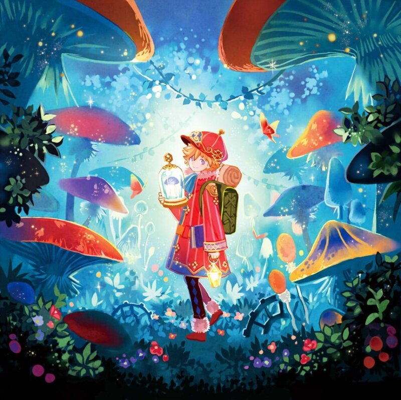 Child in Mushroom Forest