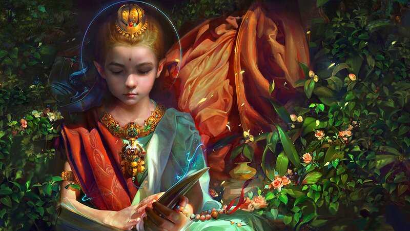 Child in Ornate Robes