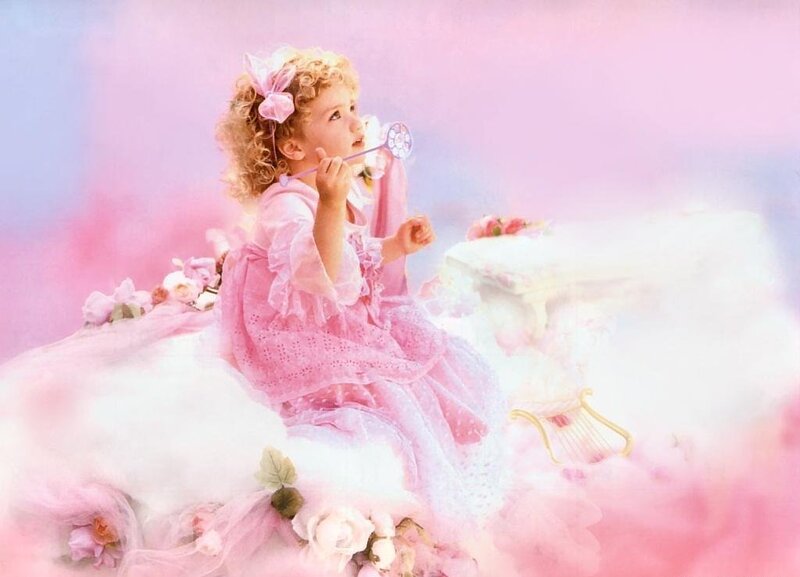 Child in Pink Dress — Dreamy