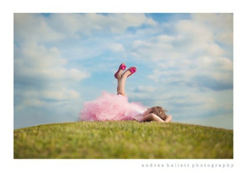 Child in Pink Dress — Serene