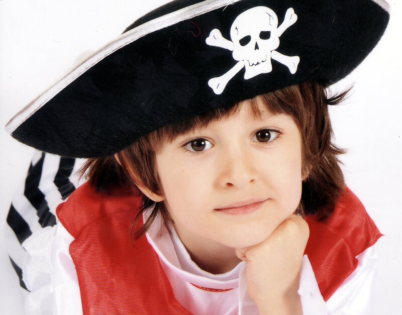 Child in Pirate Costume