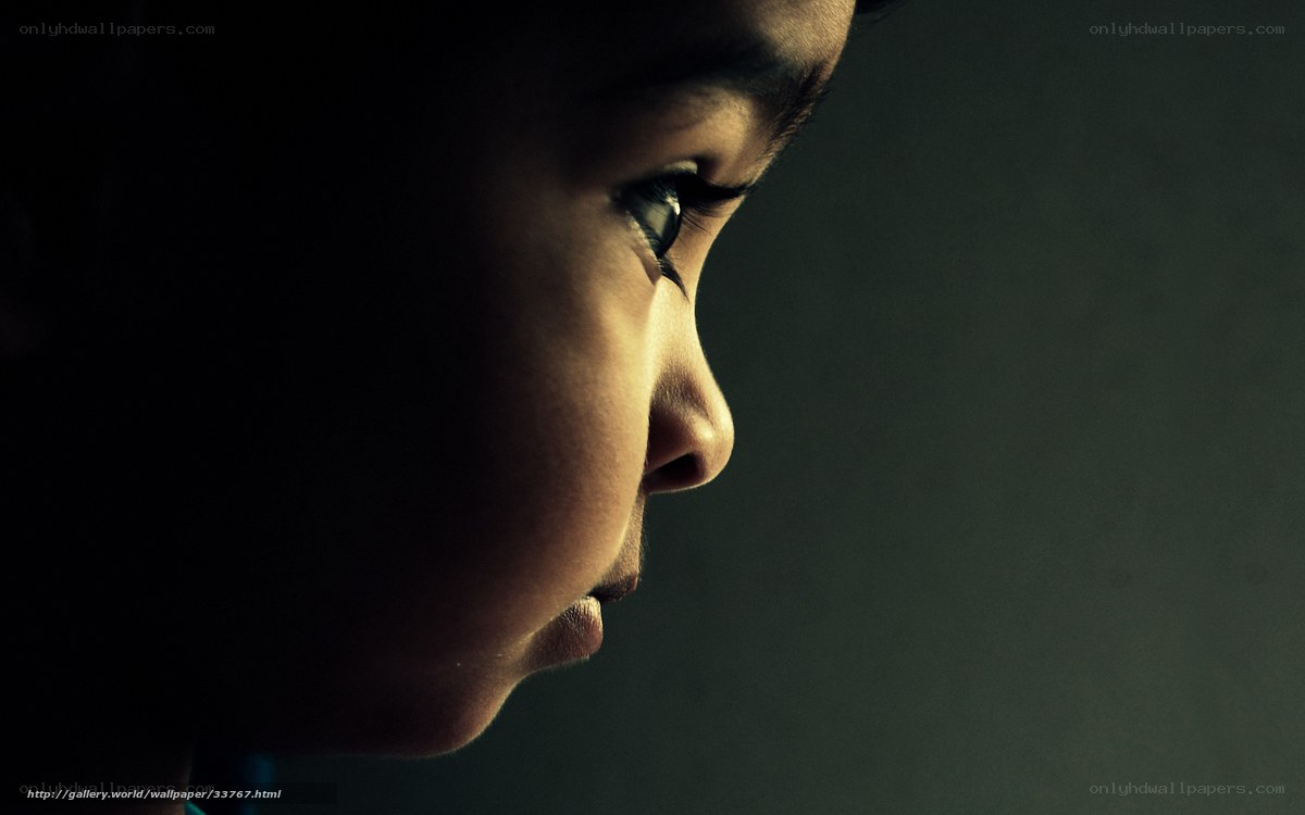 child in profile