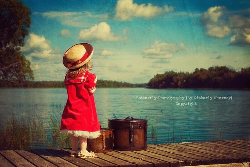Child in Red Dress