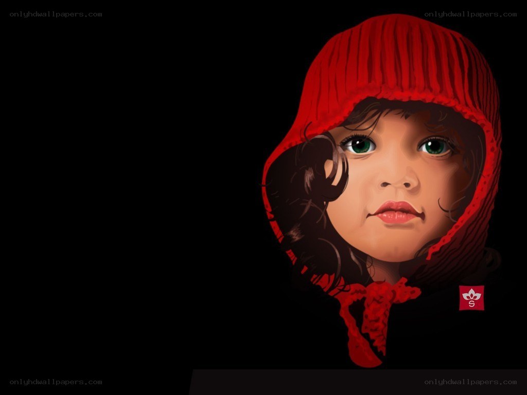 child in red hood