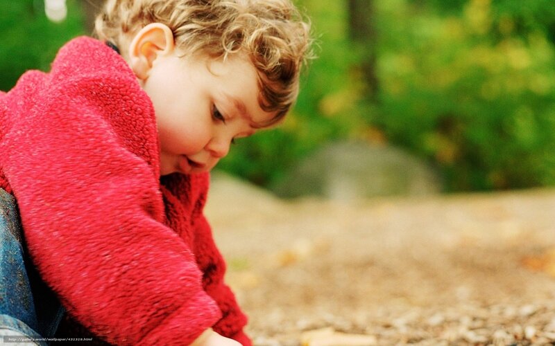 Child in Red Jacket — Calm