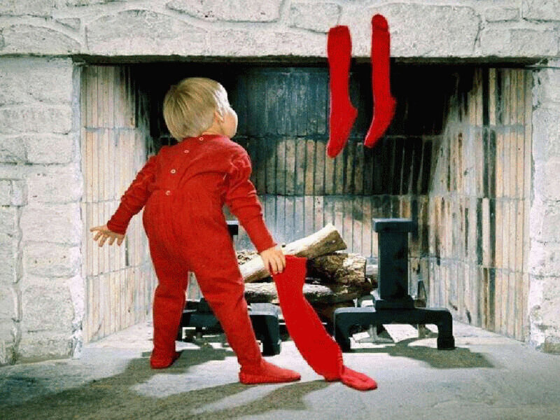 Child in Red Pajamas
