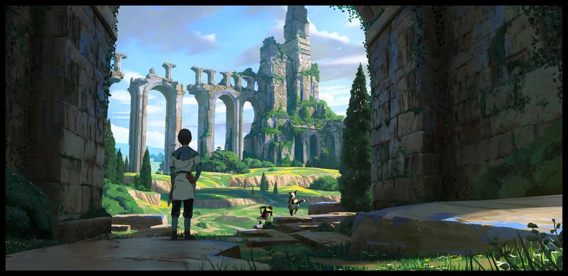Child in Ruins — Green
