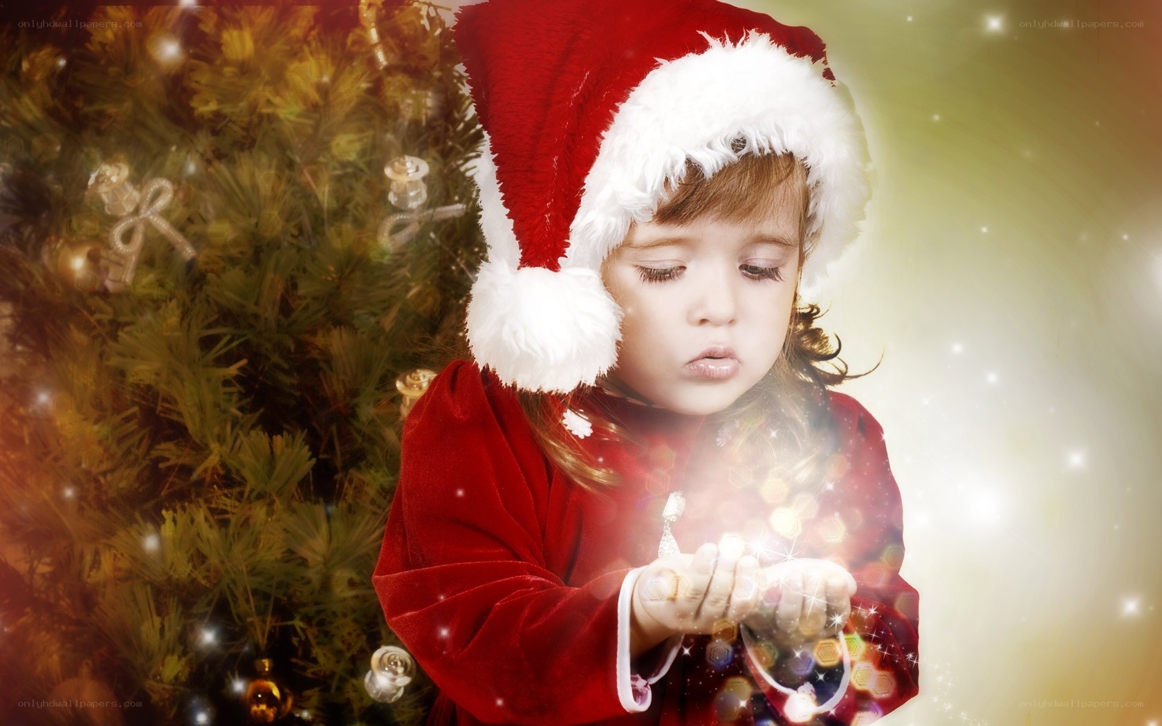 child in santa outfit