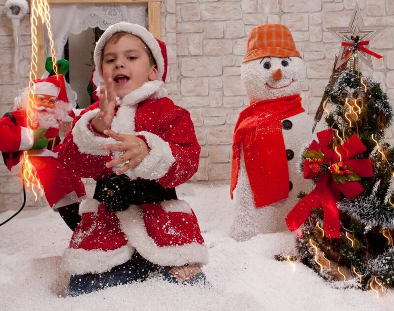 Child in Santa Suit