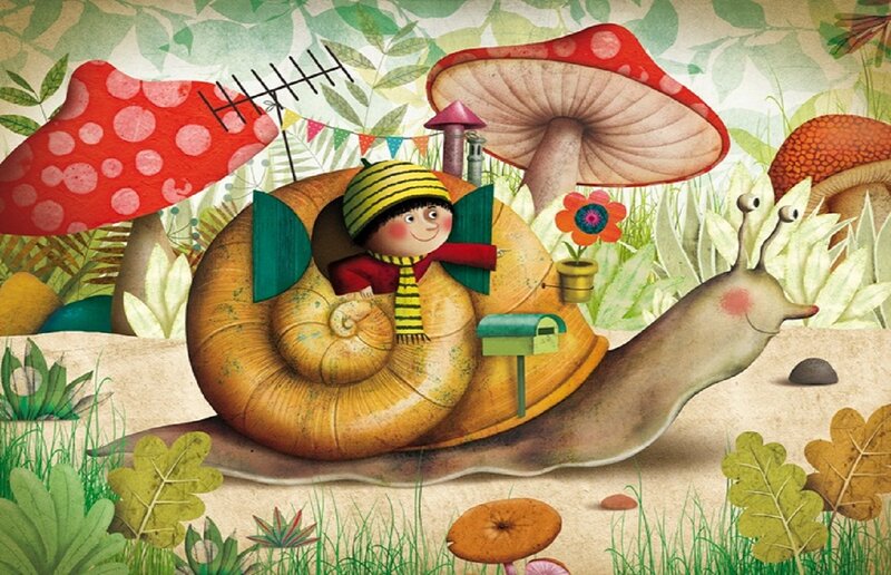 Child in Snail Shell