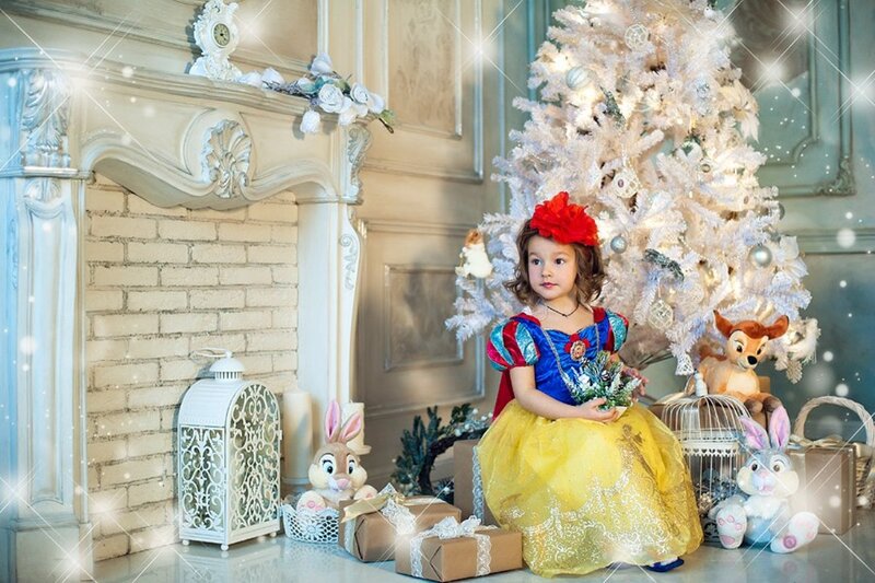 Child in Snow White Costume